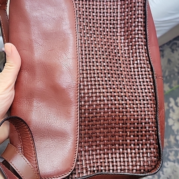 vintage Leather Crossbody Bag - Picture 9 of 9